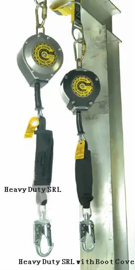 Industrial wire rope retractable safety lifeline