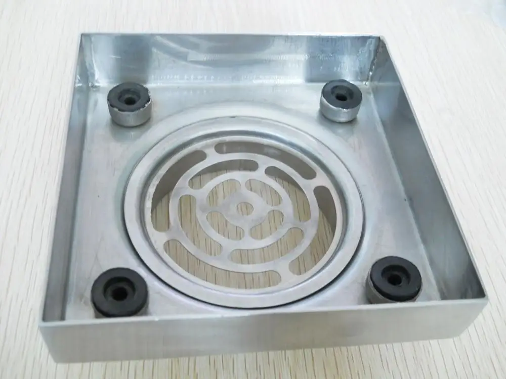 Professional Bathroom Toilet Tile Insert Square Floor Drain