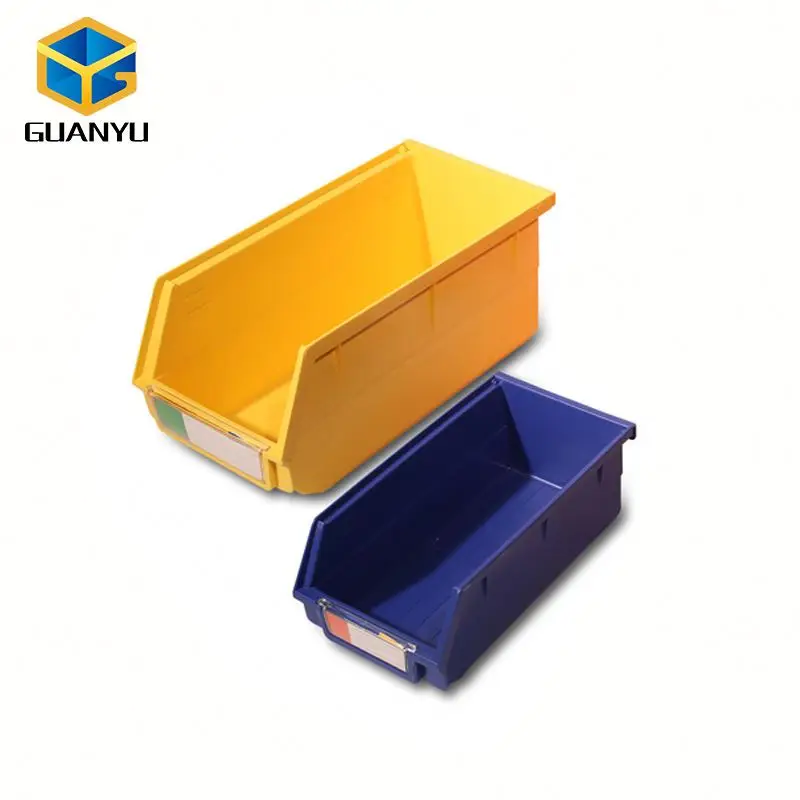 Garage storage plastic hang-able bins for small parts screws tools