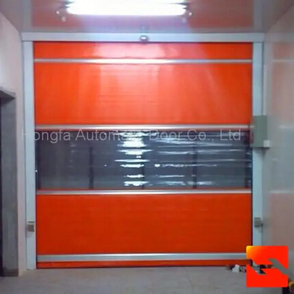 Multifunctional transparent high speed door