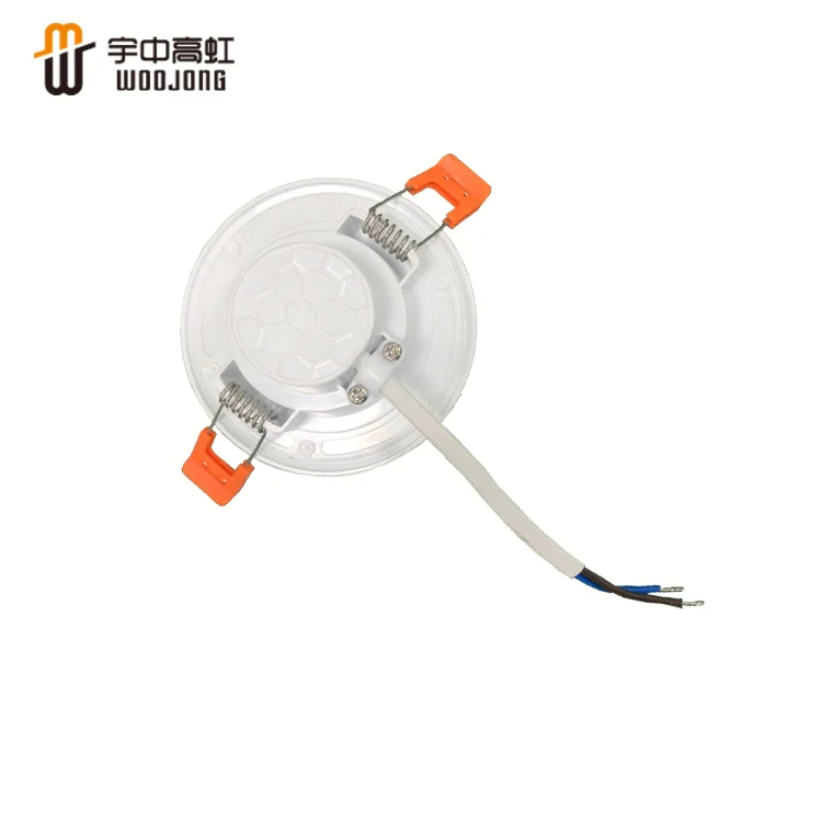
Economic 3W 85 Lm/W 110-240V Round LED Panel Light 