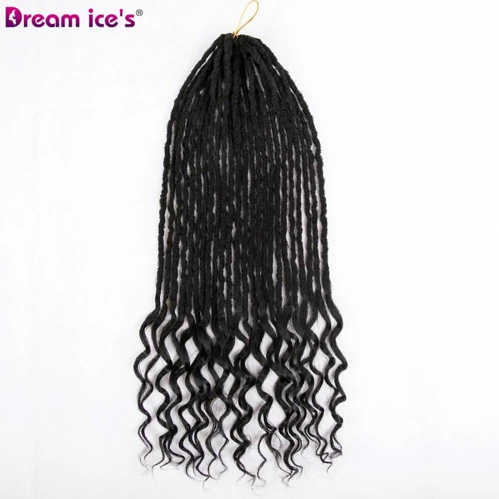 New arrival 24inch Faux locs dreads foe dreadlocks hair braids Synthetic dreadlocks crochet dreads braids Dreadlocks for women