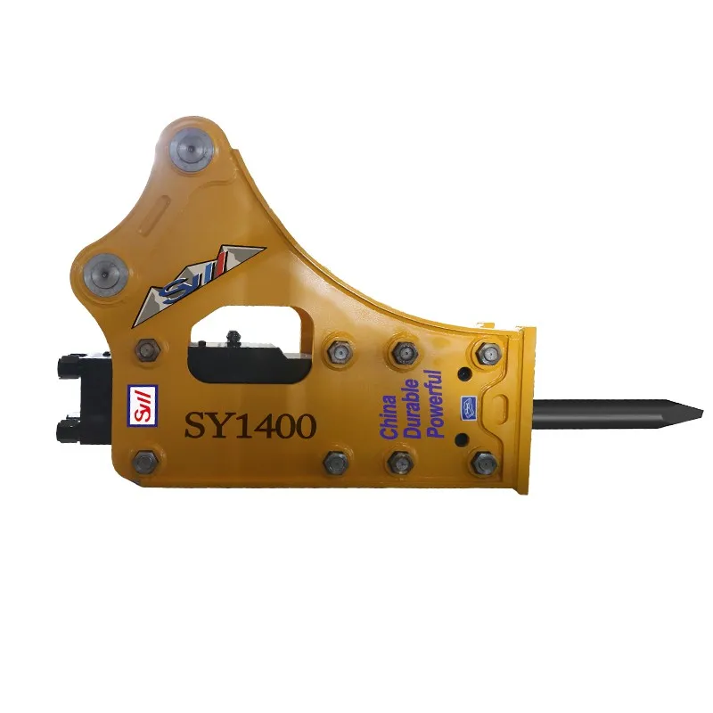 Hot selling SANYU Hydraulic breaker rock hummer SB81 140 Chisel for 20~25ton excavator Top Side and Silence