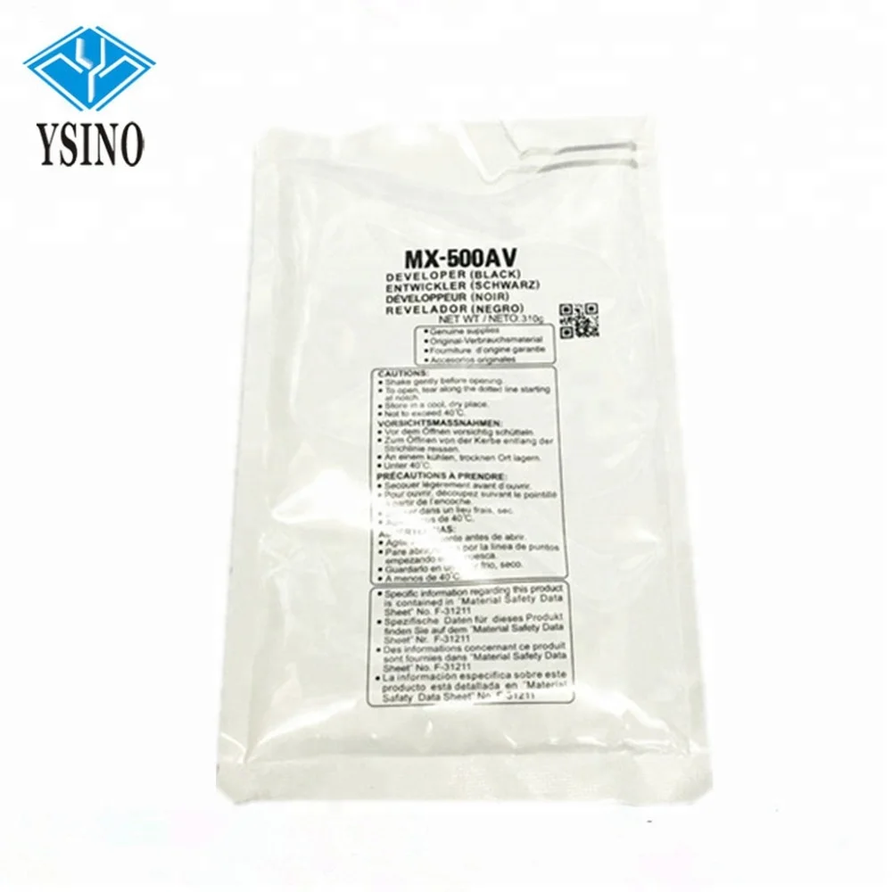 310G/Bag Black Developer MX-500AV For Sharp MX-M283 M363 M453 452N M503 MX500AV Developer for Copiers