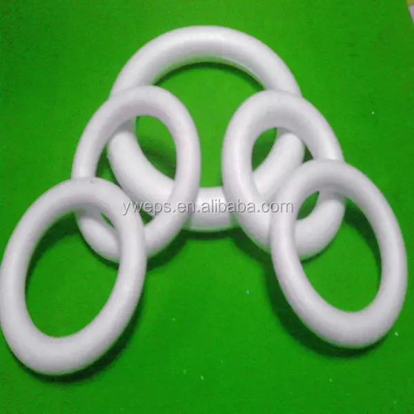 styrofoam heart wreath