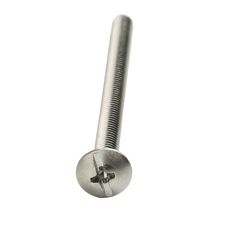 Custom M3 M4 M5 M6 M8 Stainless Steel Limitless Truss Head Phillips Slotted Screws Extra Long Bolt for Motor Pump