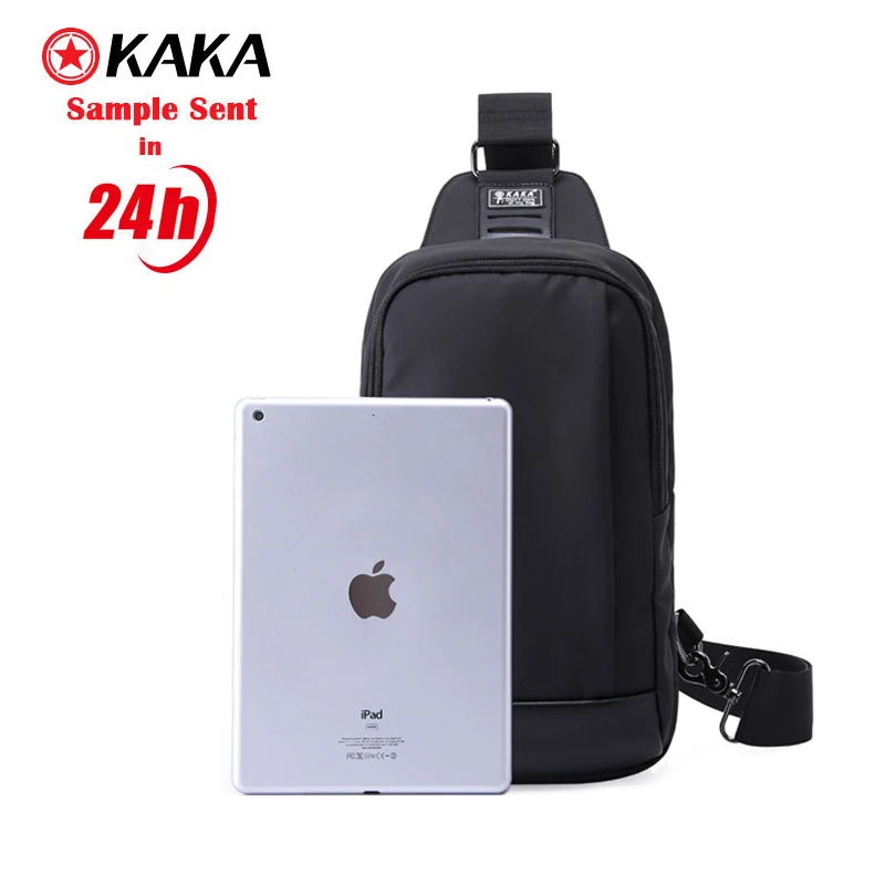 2019 best sell trendy young college boys fashion chest popular men lightweight waterproof crossbody korean sling bag