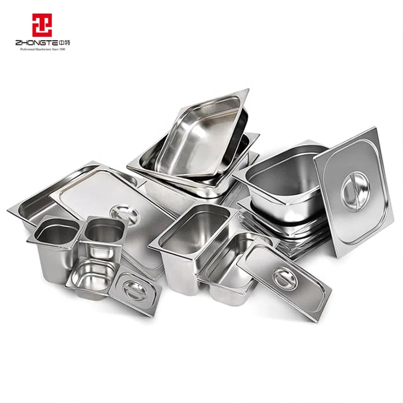 Zhongte GN сковородки/гастроемкие сковороды из нержавеющей стали 2/1*20 мм