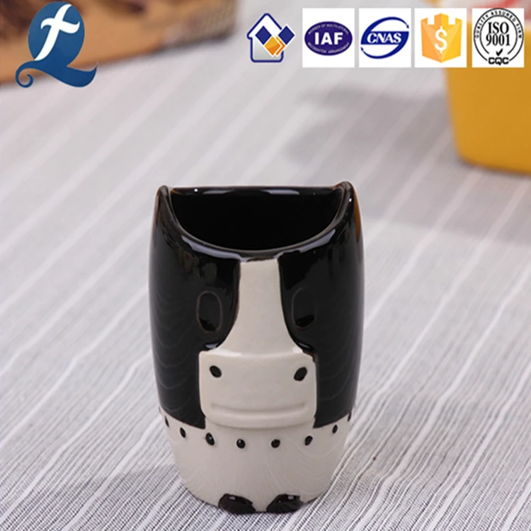 Custom Cartoon Design coffee Printing 3d Animal Ceramic Mug