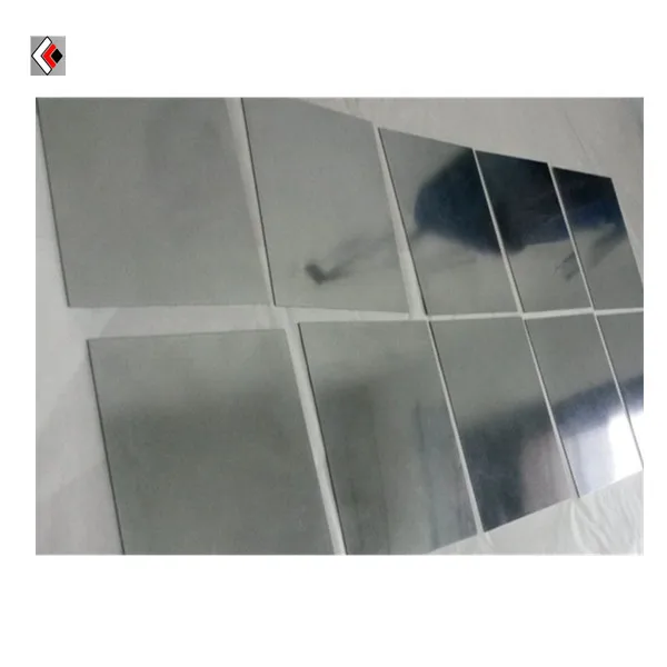 Polished molybdenum hard plate