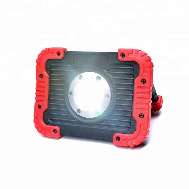 Waterproof 18650 Battery Powered USB Super Bright Flood Cordless 10w Portable Rechargeable cob led Work Light With Stand