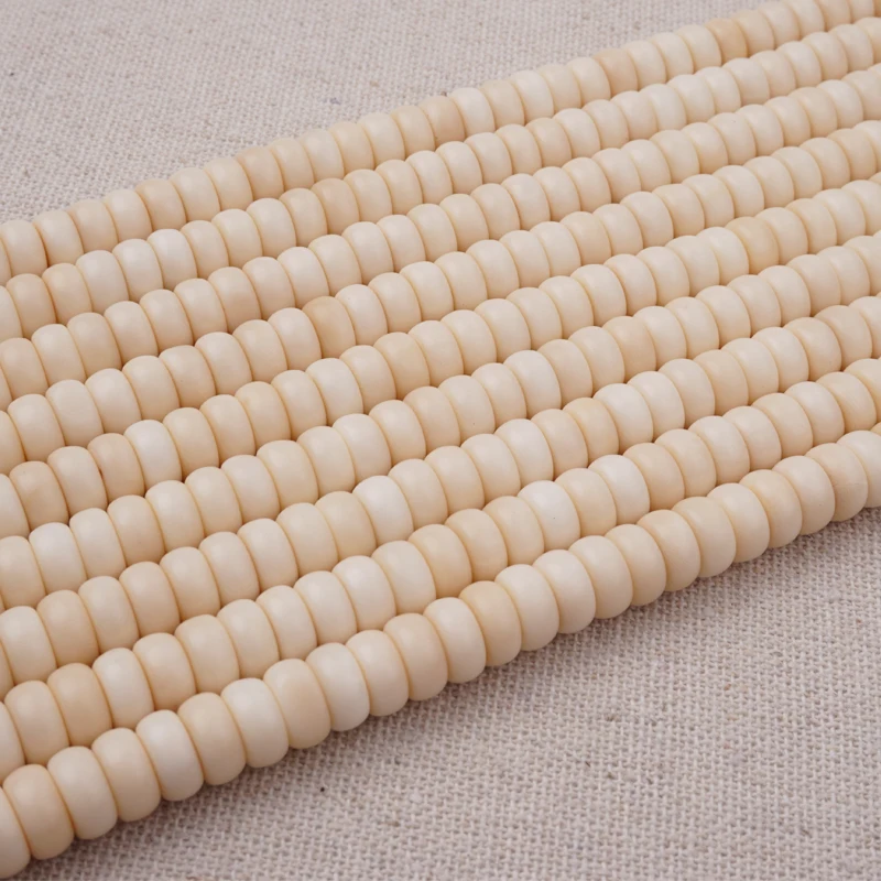 Custom Natural Ivory Corozo Nut Seeds Loose Beads for DIY Jewelry Bracelet Necklaces Making