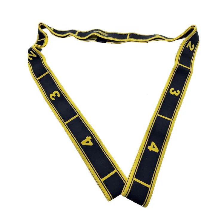 Эластичная лента для фитнеса с принтом цифр прочный эластичный ремень занятий в тренажерном зале и йогой танцев упражнений