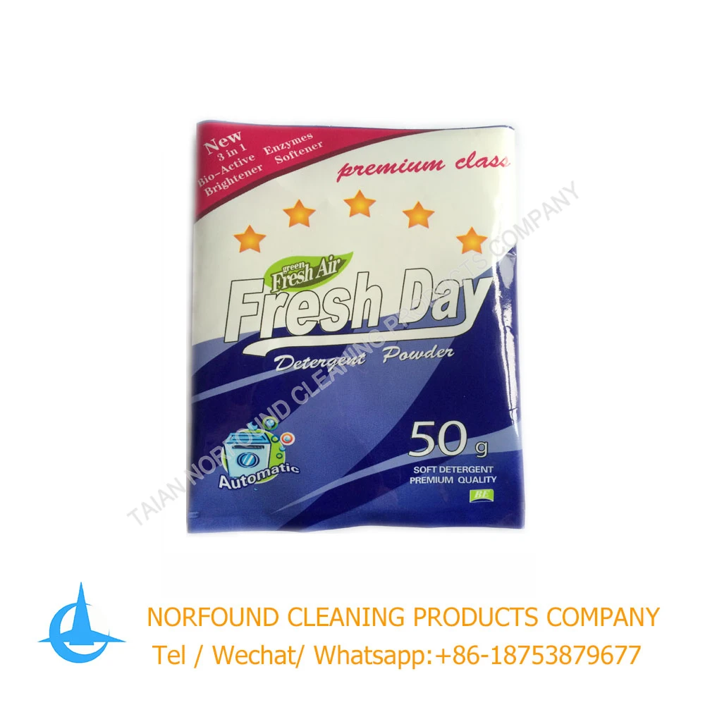 
150g Bio-active Enzyme Brightener Softener laundry detergent powder 