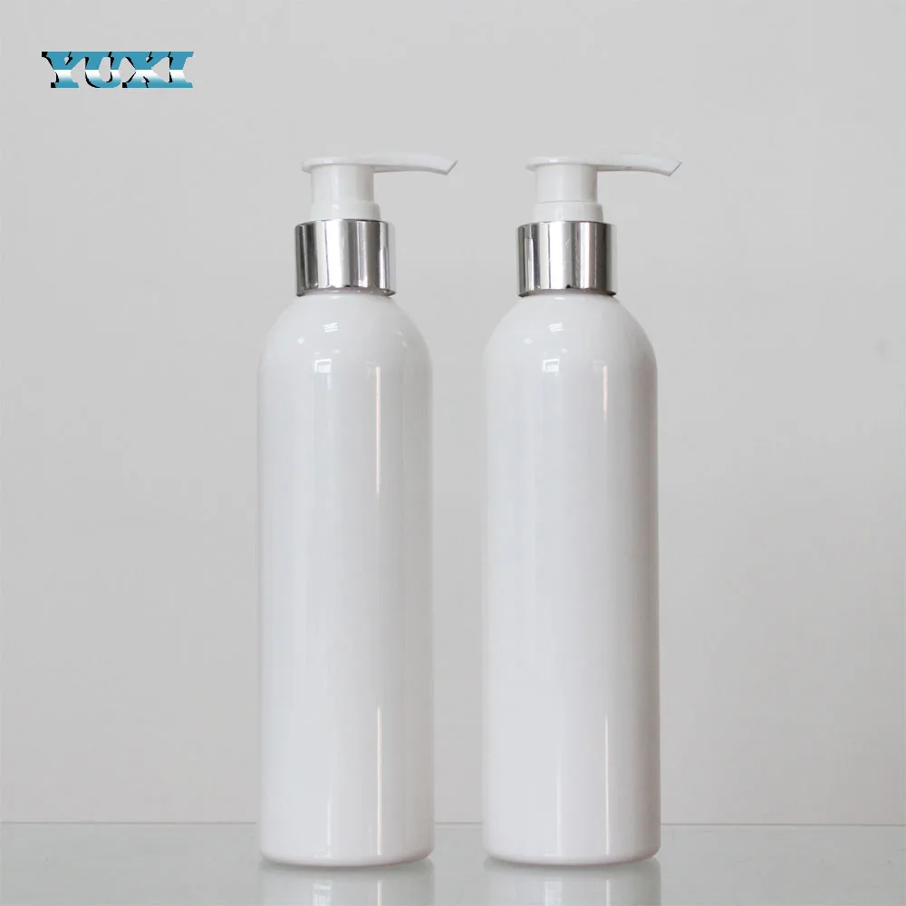 250 ml bpa free biodegradable plastic shower gel bottle