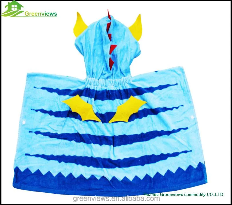 
Cotton baby terry bathrobe fashion comfortable cute baby robe hooded towel 