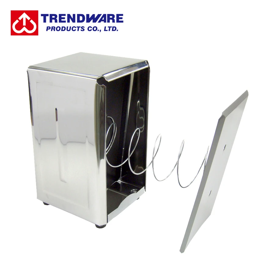 Tabletop Full/ Half Size Napkin Dispenser with Mirror finished