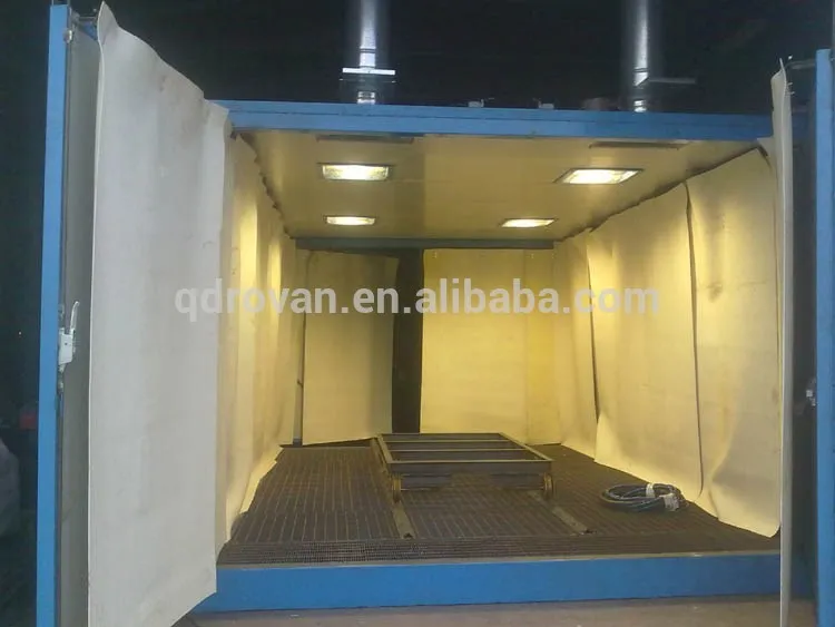 01-Q26 прочный металлической поверхности предварительная обработка пескоструйная обработка комната, пескоструйная палата