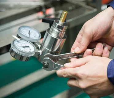 NAI-LOK stainless steel 316 argon pressure gauge small gas meter from measurement instrument