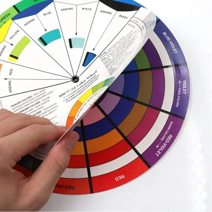 JULONG 2020 custom private label Factory Wholesale Tattoo Permanent Makeup Pigment Mixing Color Wheel