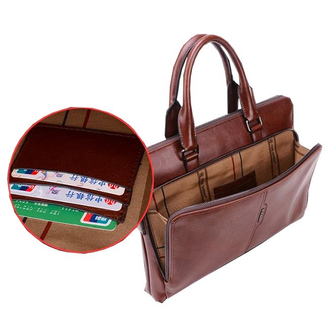 Мужская сумка, деловой портативный портфель большой вместимости, сумка для ноутбука 14 дюймов, модная мужская повседневная сумка через плечо