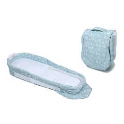 Wholesale Manufacturer Delight Snuggle Poly Mesh Lounger Portable Bed Baby Nest Round