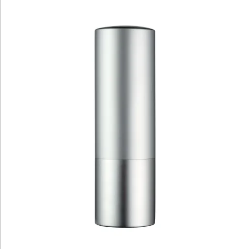 
Cosmetic packaging silver color luxury custom empty aluminum lipstick tube for make up 