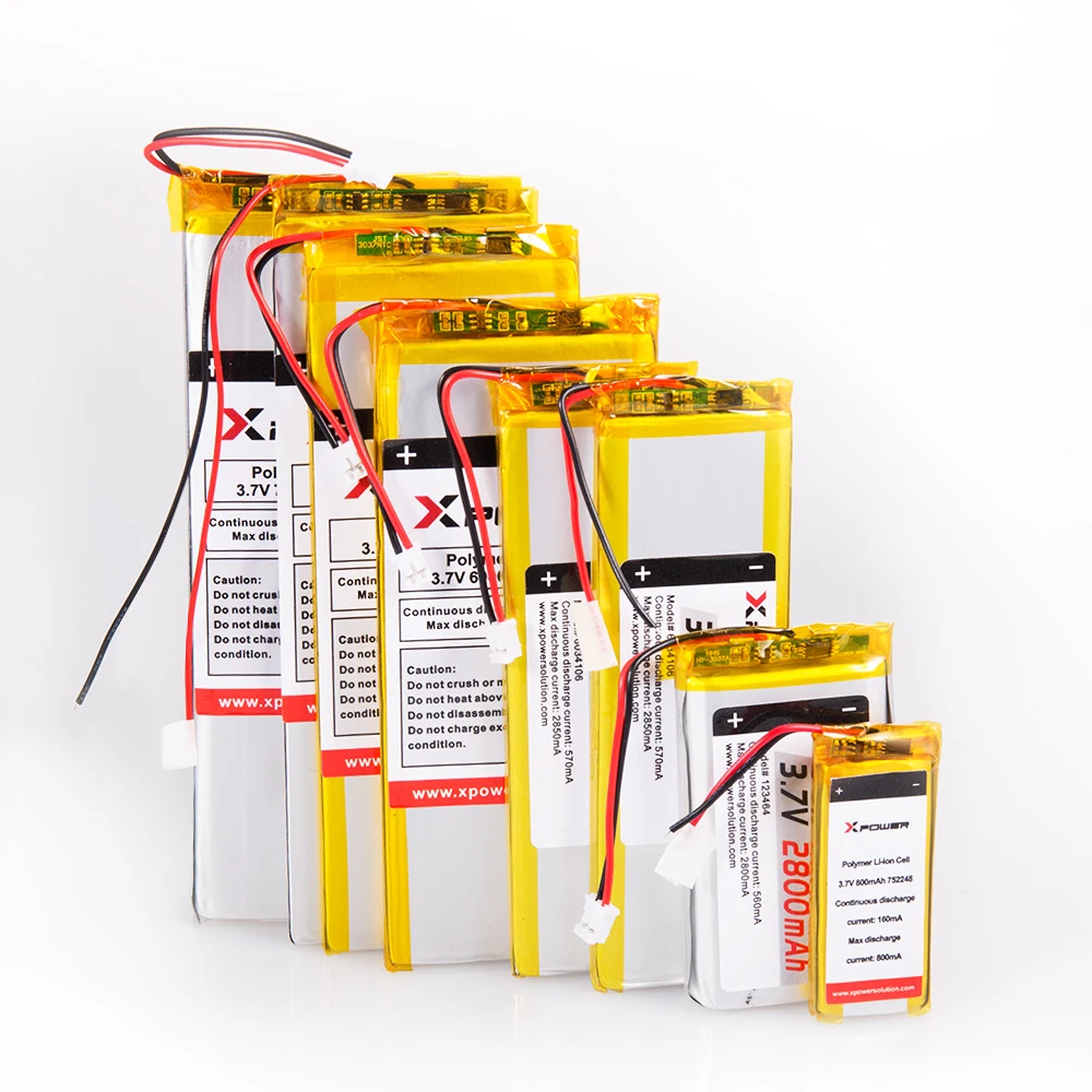 Xpower 601535 3.7v With 250mah Long Pouch Lithium Polymer Ion Battery  Kc Battery For Sports Wireless Speaker