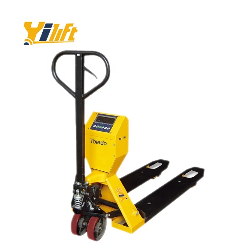 YI-LIFT Hot Sale High Quality 2000kg Weight Scale Hand Pallet Truck