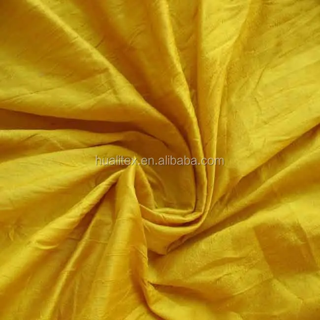 Chinese supplier 100% polyester dupioni silk fabric for quilting curtain, pillowcase