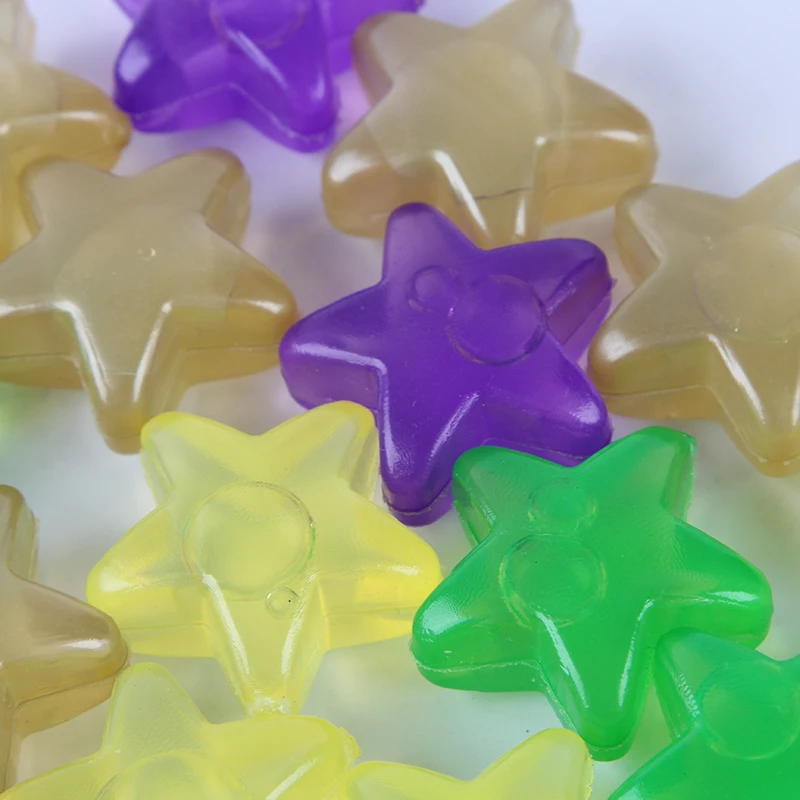 BPA -free reusable star design ice cube with color variation