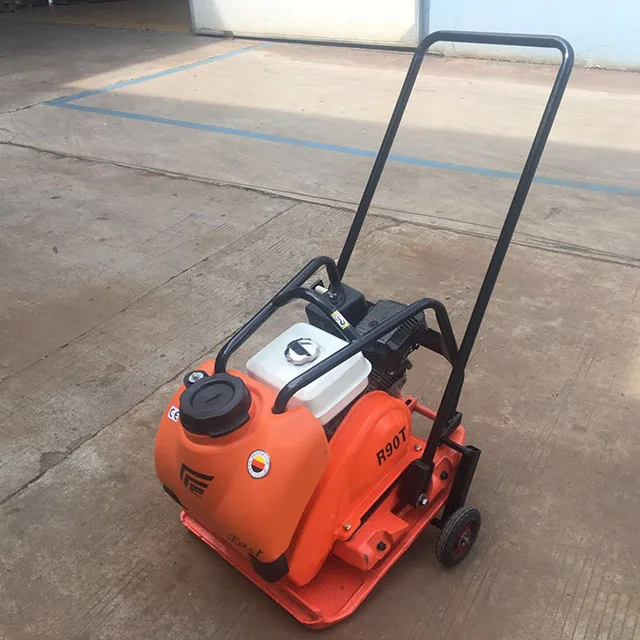 Vibratory plate compactor manual soil compactor