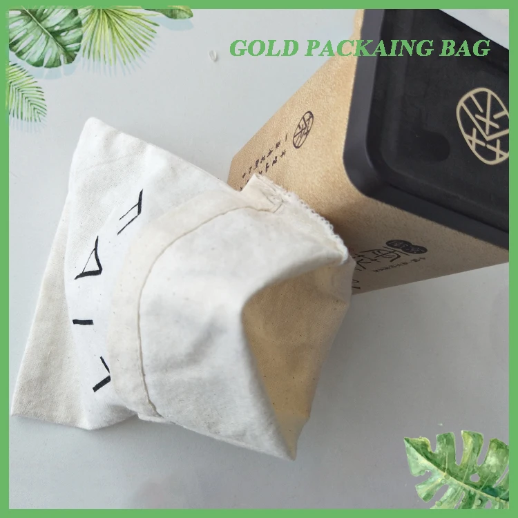 
Good Quality Cotton And Linen Fabric Packaging Bag With Logo 