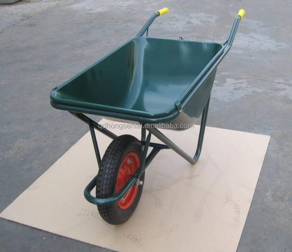 WB1206 WB2204 Heavy Duty Concrete Metal Japanese Model Wheelbarrow for Sale