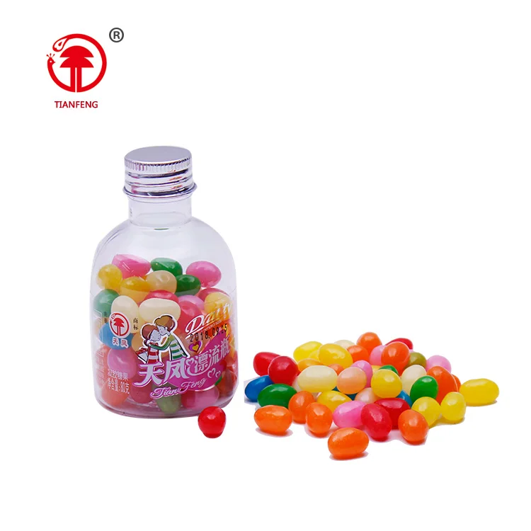 Promotion boxes packing gummy sweet candy jelly tianfeng bean halal gel jelly beans confectionery sweets