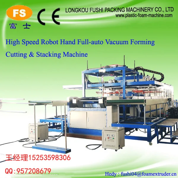 vacuum forming machine for food tray production