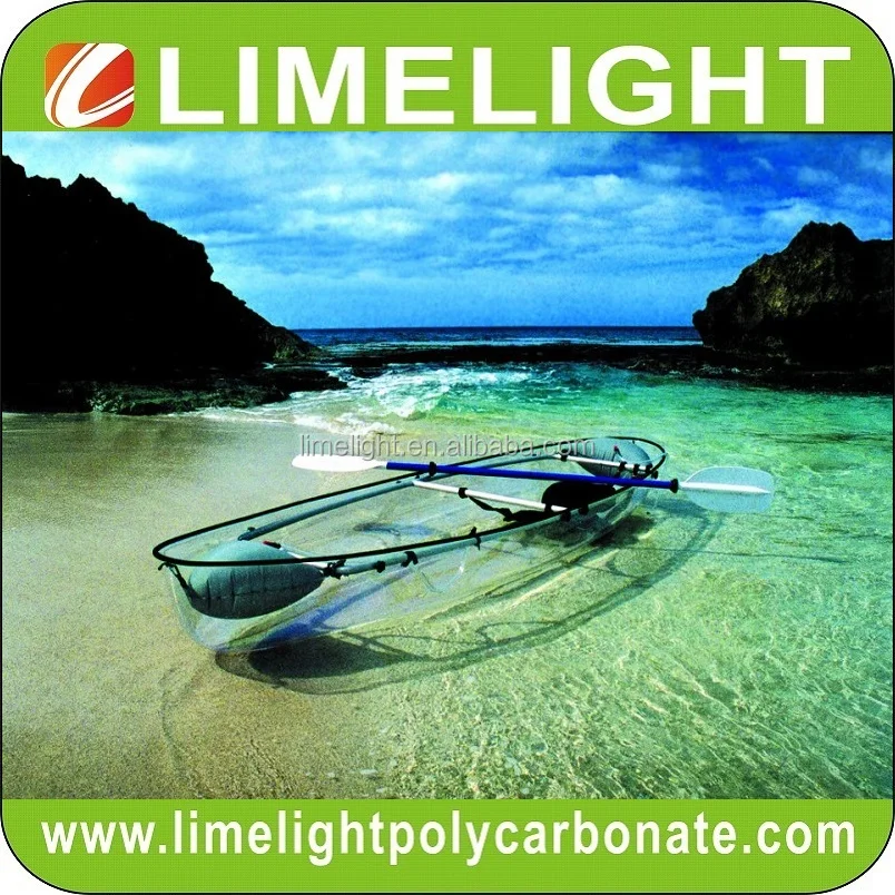 transparent kayak clear bottom kayak crystal canoe clear bottom boat polycarbonate canoe kayak