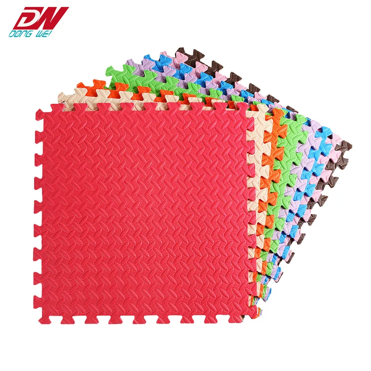 MatNon-toxic Eva Foam Leaf pattern skid resistance Floor Mat