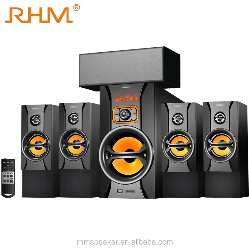 RHM RM-9118 5 1 Домашний кинотеатр Hi-Fi динамик аудио плеер с USB SB FM пульт дистанционного