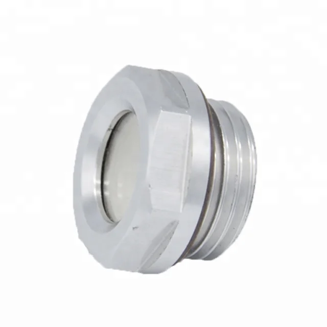 Stainless Steel Male With Contrast Screen Oil Level Sight Glass