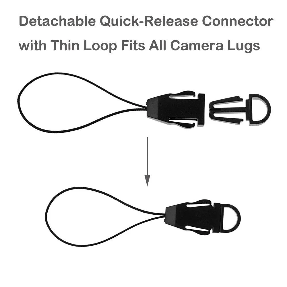 Горячая Распродажа регулируемый пользовательский быстросъемный Плетеный 550 Паракорд регулируемый ремешок на запястье для камеры подходит для всех DSLR-камер