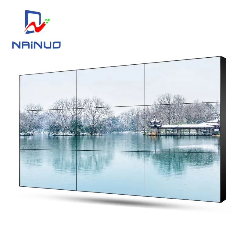 
46inch samsung ultra-narrow frame LCD video wall removable lcd tv 