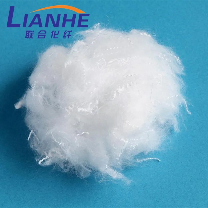 1.5d*38mm purple polyester fibre,regenerated polyester staple fiber,polyester ball fiber filling pillow