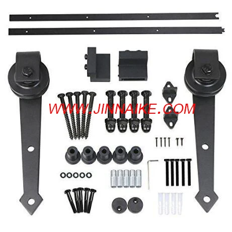 Черный цинковый ролик для двойных раздвижных ворот