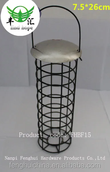 
plastic peanut / seed bird feeder 
