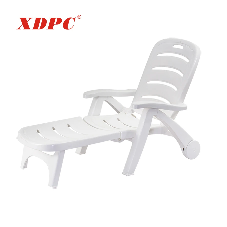 New arrival plastic beach chair lounger swimming pool chair