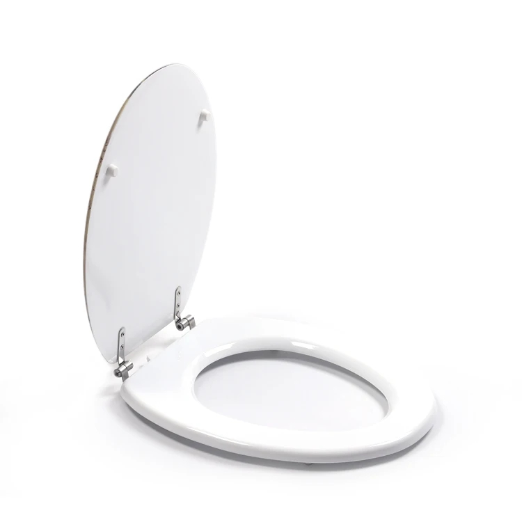 Bofan Molded Wood UV & PET Stainless Steel multicolour portable toilet seat