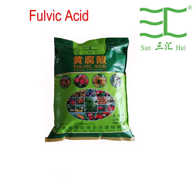 Low price Fulvic acid 95%85%75% organic fertilizer manufacturer