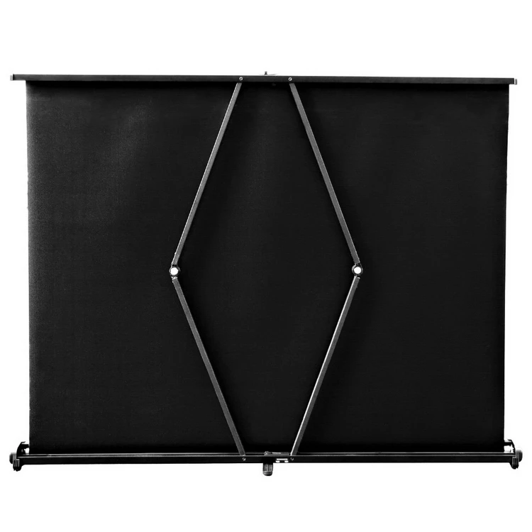 40 Inch Portable Mini Table Folding Projector Screen / Desk Roll-up Matt White Projection Screen For Indoor / Outdoor