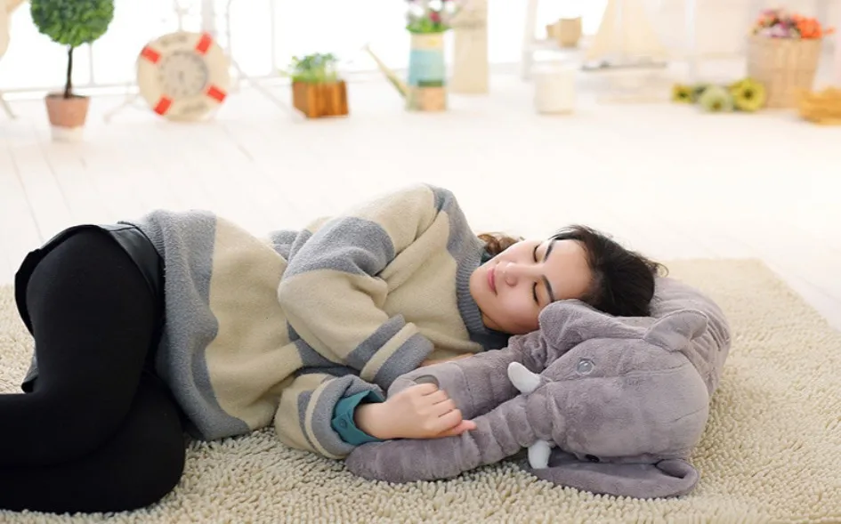 
NEW Product Kids Gift Elephant Different Color Stuffed Elephant Plush Baby Elephant Pillow 